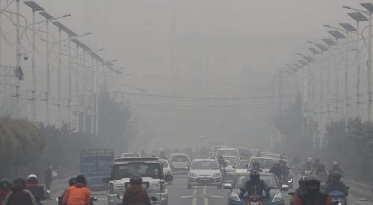 वायु प्रदूषण बढेपछि घरबाहिर ननिस्किन सरकारको आग्रह, अझै एक साता सुधार नहुने