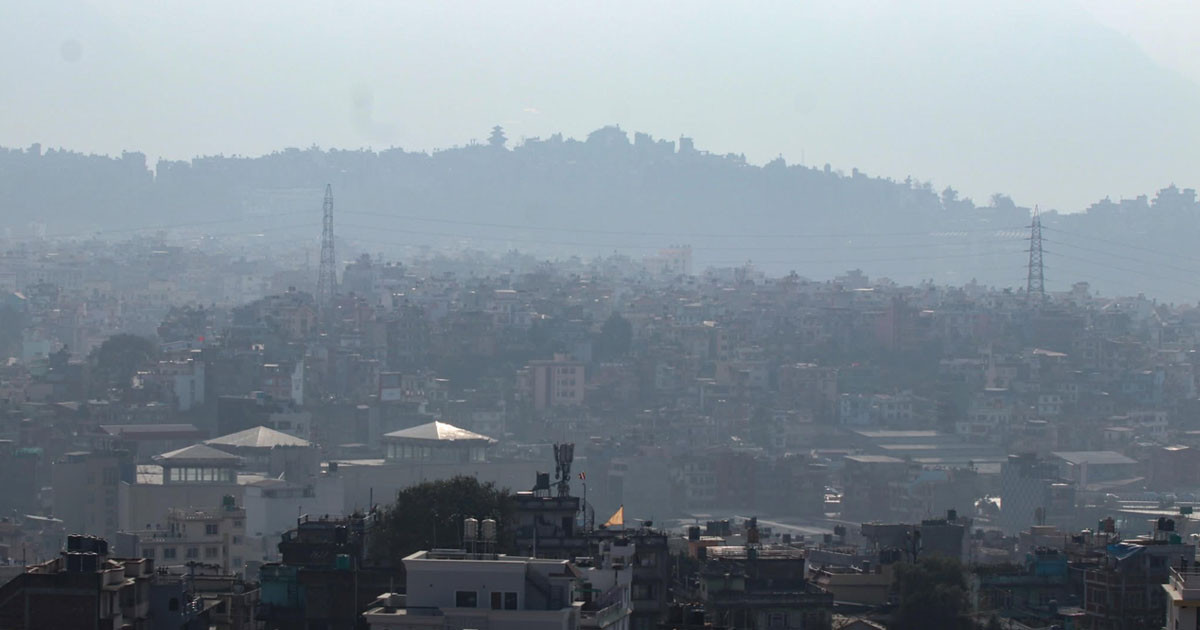 भैँसेपाटीको वायु खतराको तहमा