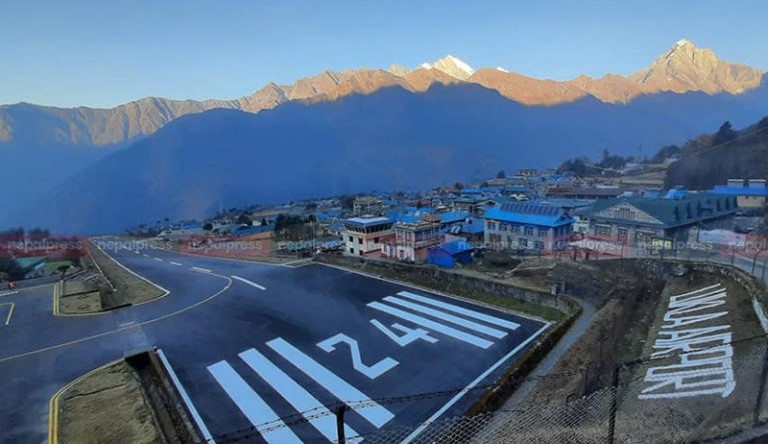 एक सातादेखि लुक्लाको हवाई उडान प्रभावित