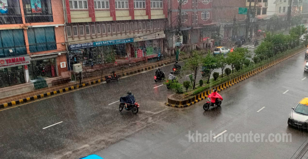 नेपालबाट मनसुन बाहिरियो, आज यी भूभागमा हल्का वर्षाको सम्भावना