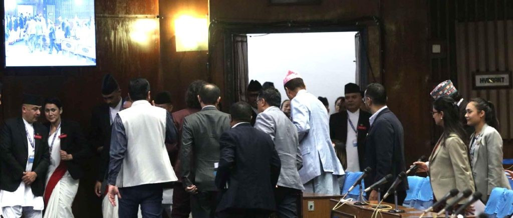रास्वपा र राप्रपाद्वारा प्रतिनिधिसभा बैठक बहिस्कार