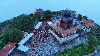 साउनको अन्तिम सोमबार चन्द्रागिरी भालेश्वर मन्दिरमा महाआरती हुँदै, केवलकार टिकट ४००  मात्र