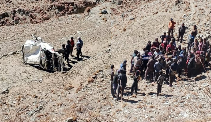 डोल्पा जिप दुर्घटना हुँदा एकको मृत्यु, ३ जना घाइते
