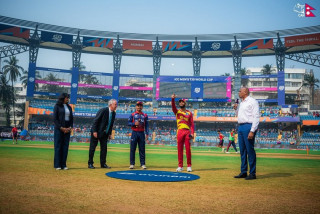 वेस्ट इन्डिजविरुद्ध टस हारेर ब्याटिङ गर्दै नेपाल, ललितको स्थानमा सोमपाल