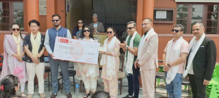 प्रभु महालक्ष्मी लाइफद्वारा बुढानिलकण्ठ मोडल कम्युनिटि एकेडेमीलाई सहयोग