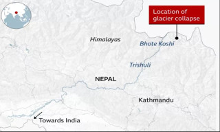 बाढीको उच्च जोखिमका कारण तिब्बतमा उद्धार कार्य स्थगित