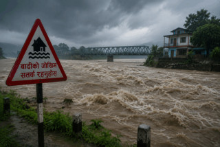काठमाडौंसहित ४० जिल्लामा आकस्मिक बाढीको जोखिम