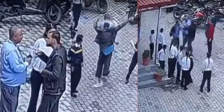 वडा सदस्यका छोराले विद्यालय परिसरमै प्राचार्यलाई पिटे