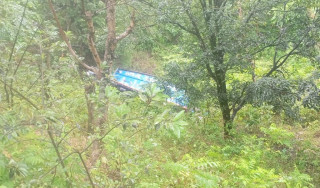 धनकुटामा ट्रक दुर्घटना, चालक र सहचालक घाइते
